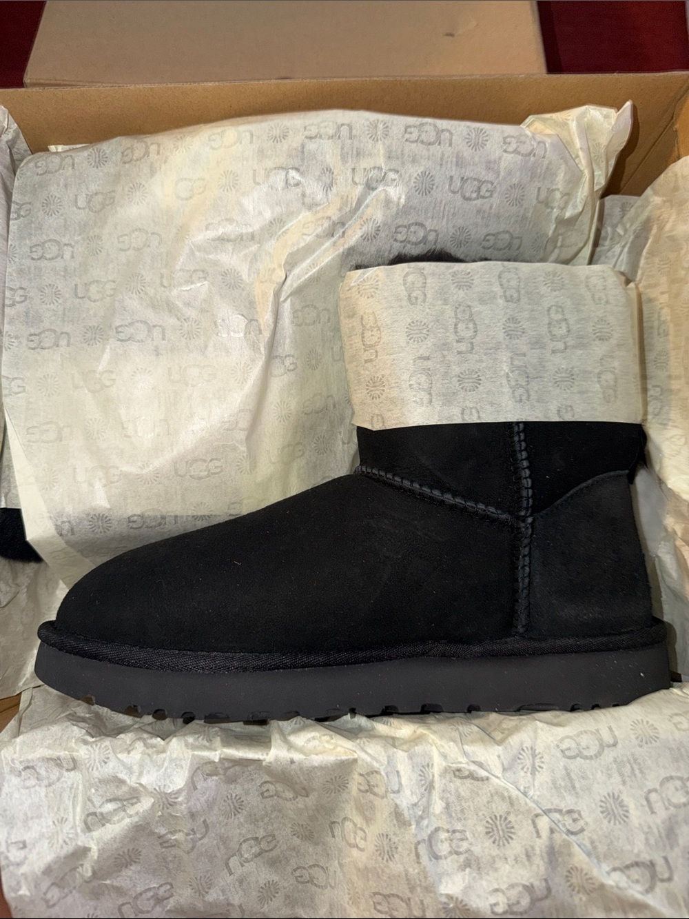 UGG W Mini Bailey Bow II Boots - Black